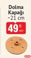 DOLMA KAPAĞI 21 CM DOLMA KAPAĞI 21 CM